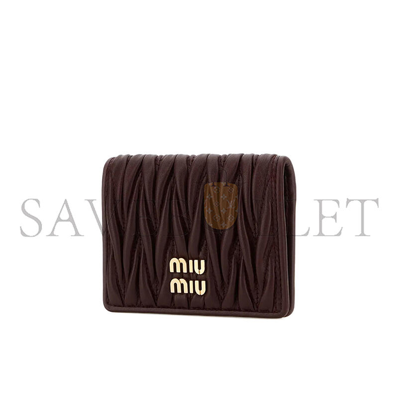 MIU MIU MATELASSÉ CARD HOLDER 5MV204 (11.5*8*1cm)